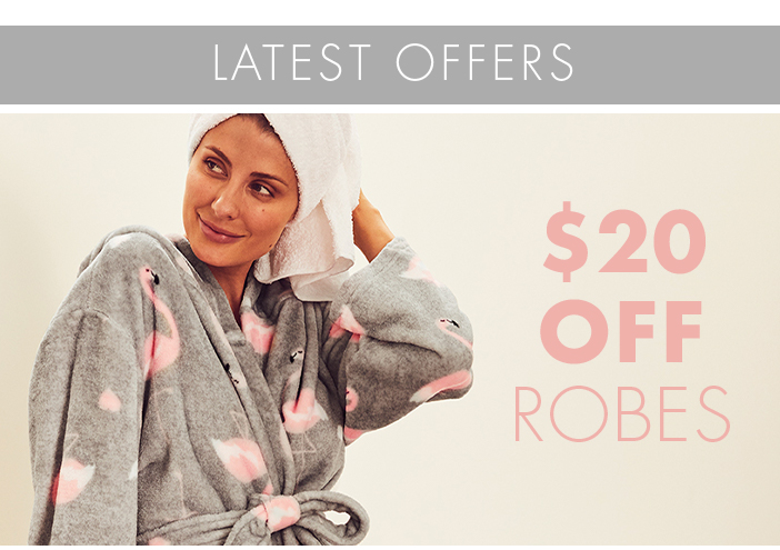 $20 OFF Robes