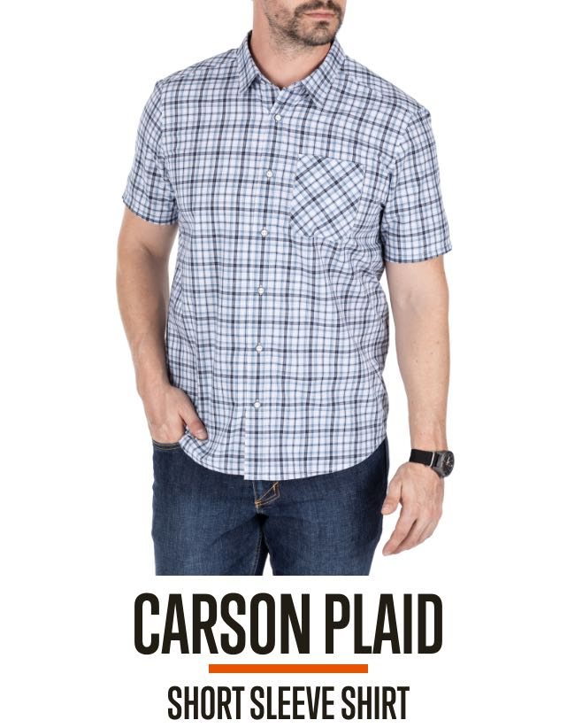 Carson Plaid Short Sleeve Shirt