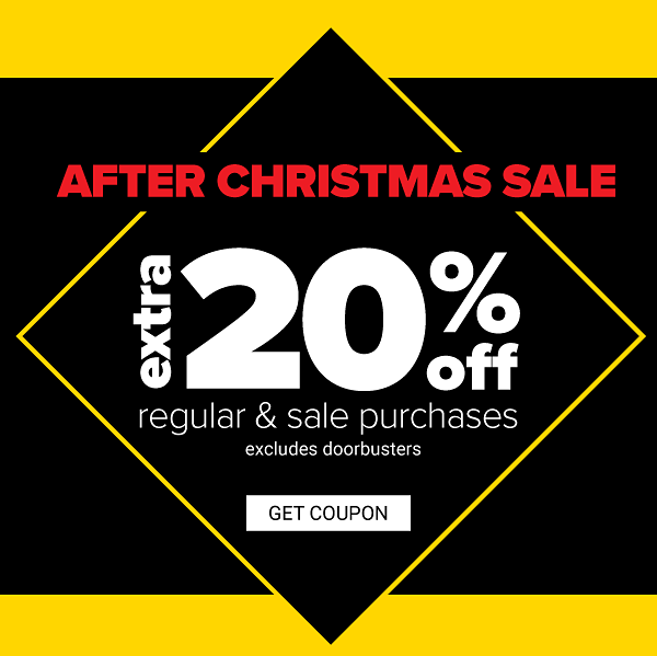 Extra 20% off Regular & Sale Purchases excludes Doorbusters - Shop Now