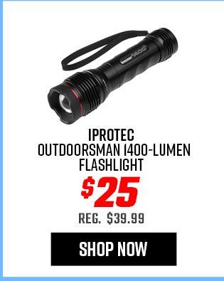 iProtec Outdoorsman 1400-Lumen Flashlight