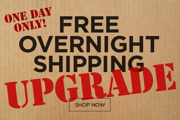 Free Overnight Shipping Upgrade