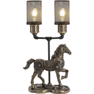 Steampunk Horse Lamp