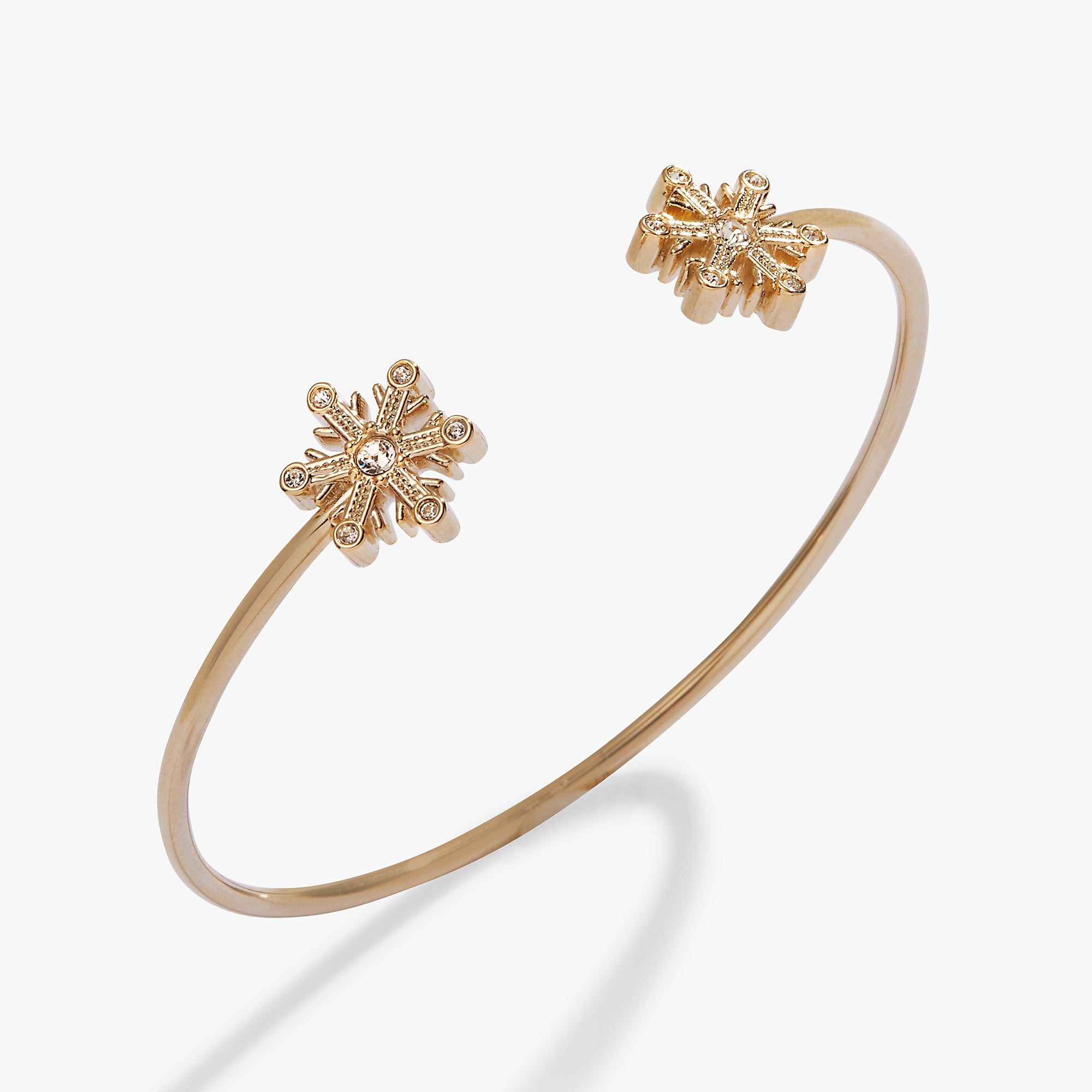 Image of Snowflake Flex Cuff Bracelet