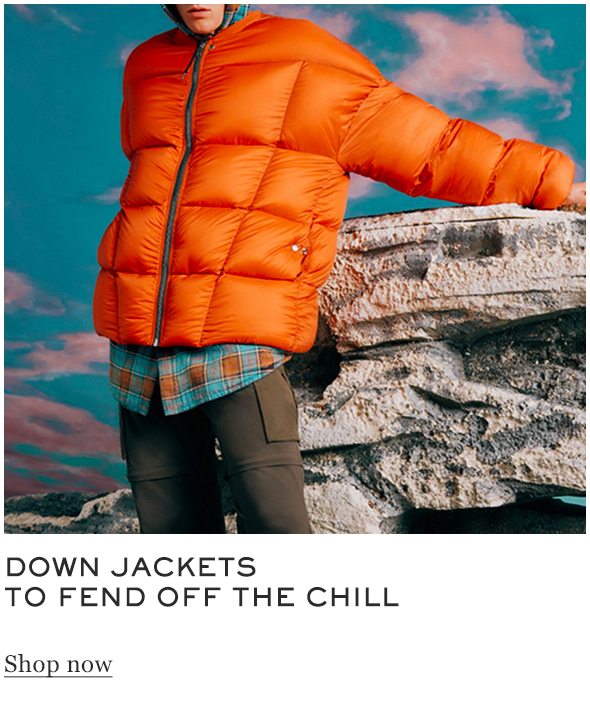 DOWN JACKETS TO FEND OFF THE CHILL Shop now