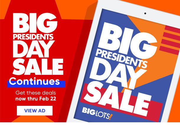 Presidents Day Sale Continues
