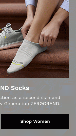 ZEROGRAND Socks | Breathable socks that function as a second skin and pair perfectly with the new Generation ZEROGRAND. | SHOP WOMEN