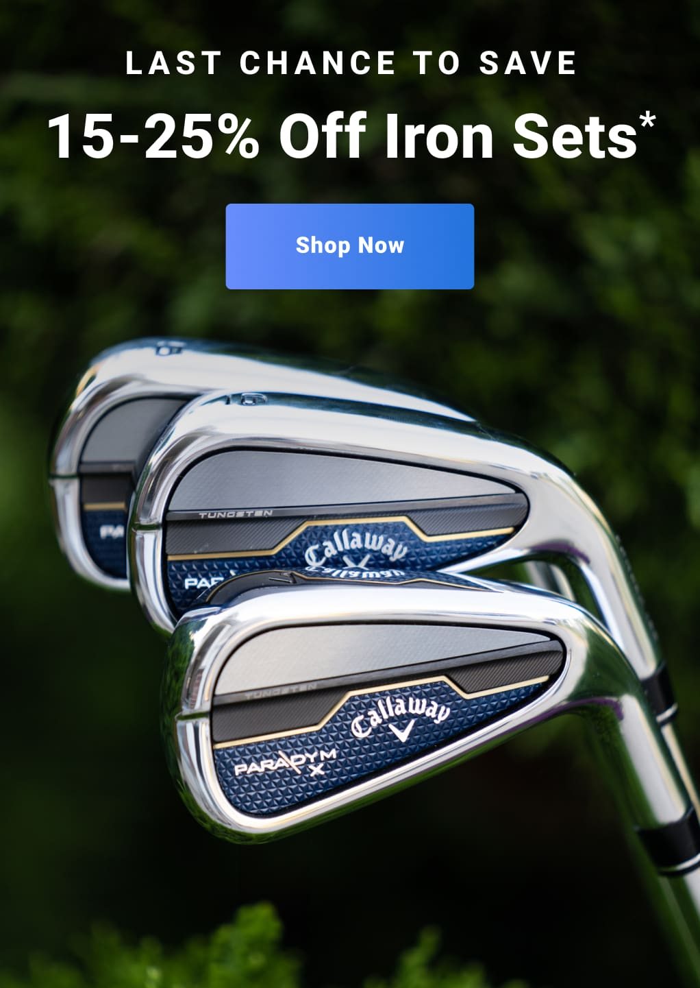 iron out your game fifteen to twenty five percent Off Iron Sets