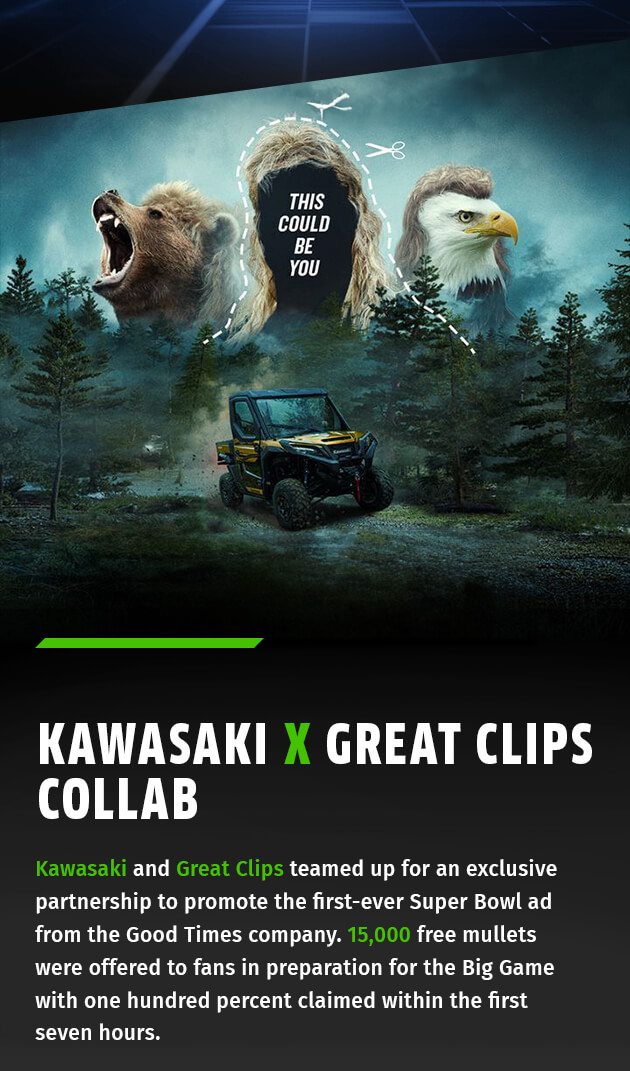 KAWASAKI X GREAT CLIPS COLLAB