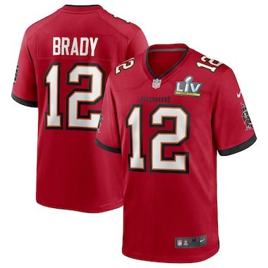 Nike Tom Brady Tampa Bay Buccaneers Red Super Bowl LV Bound Game Jersey