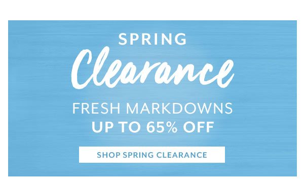 Spring Clearance