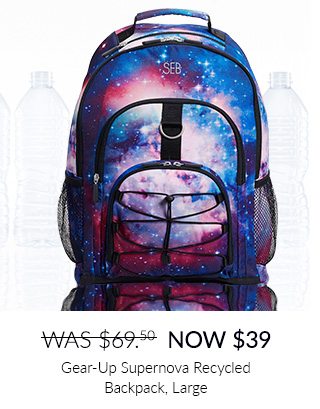 GEAR-UP SUPERNOVA RECYCLED BACKPACK, LARGE