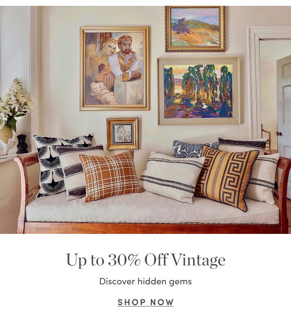 Up to 30 Percent Off Vintage