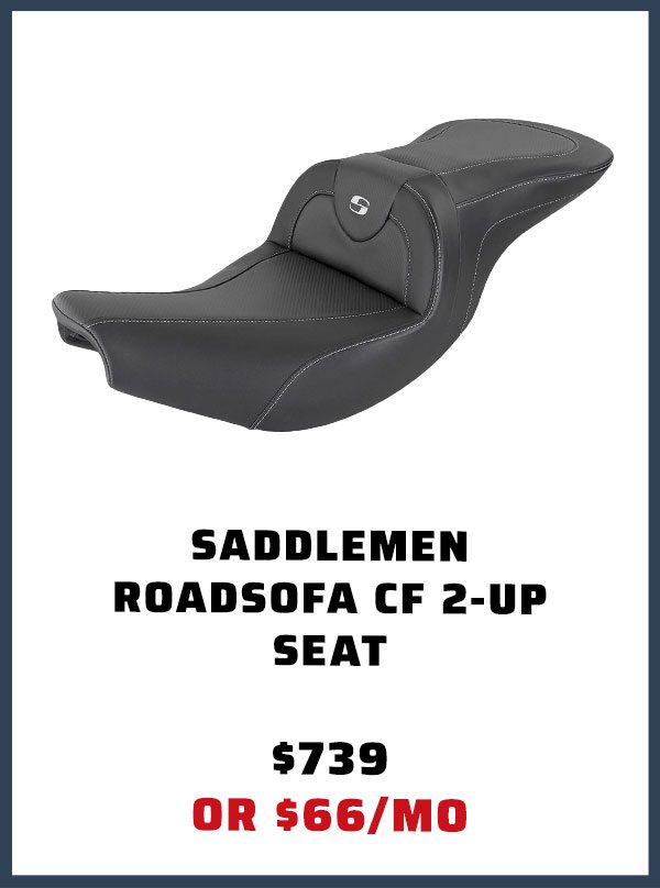 Saddlemen Roadsoft CF 2-Up Seat