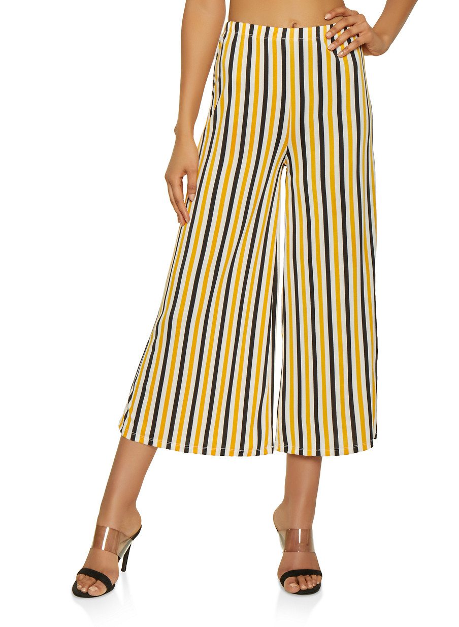 Striped Wide Leg Pants