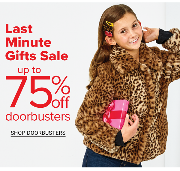 Last Minute Gifts Sale! Up to 70% off Doorbusters - Shop Doorbusters