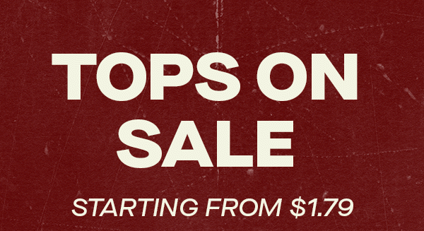 TOPS ON SALE