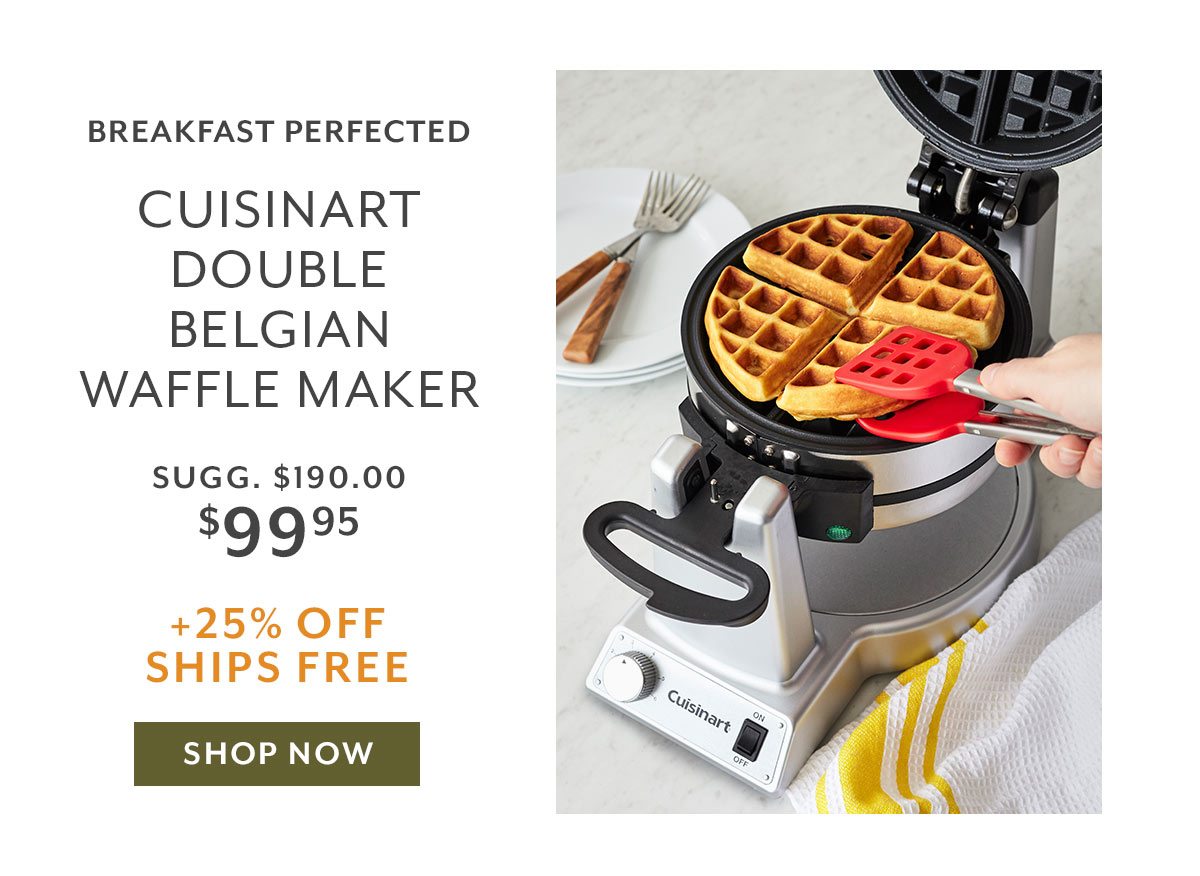 Cuisinart Double Belgian Waffle Maker