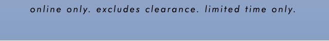 EXCLUDES CLEARANCE.
