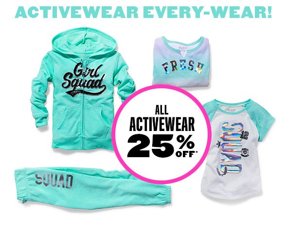 All Activewear 25% Off