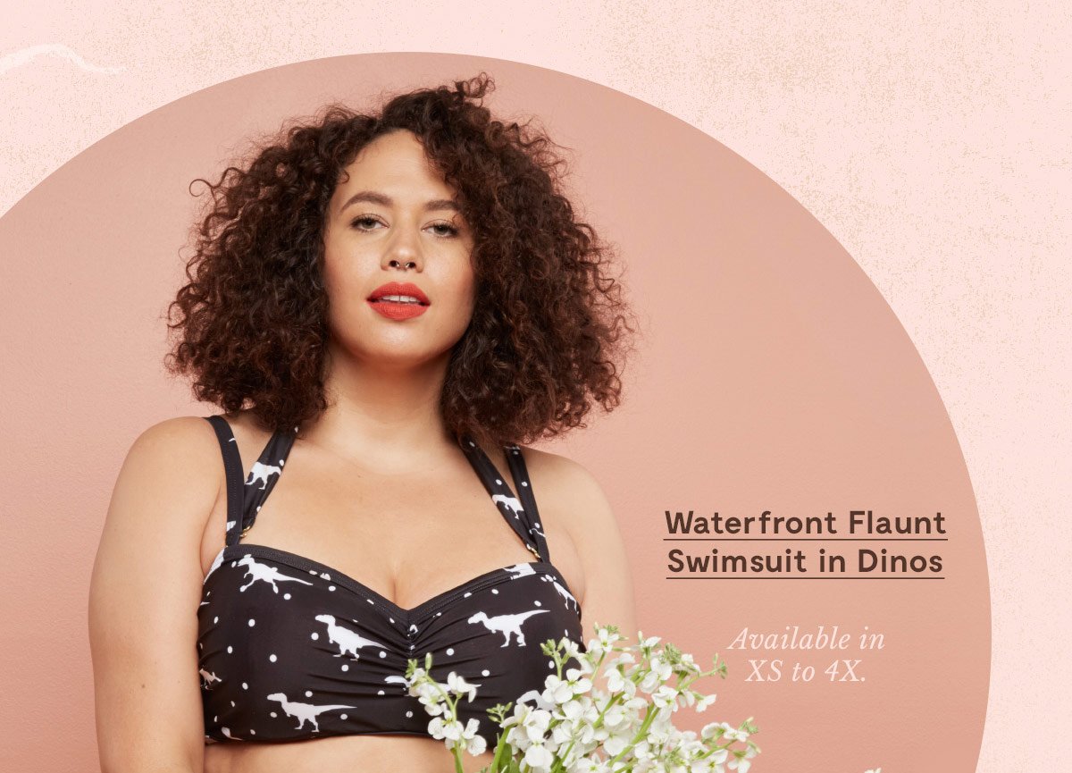 Waterfront flaunt swimsuit in dinos