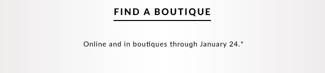 FIND A BOUTIQUE