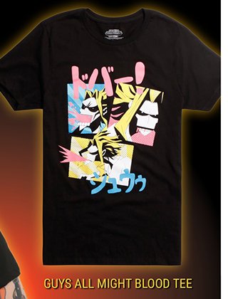 Guys All Might Blood Tee