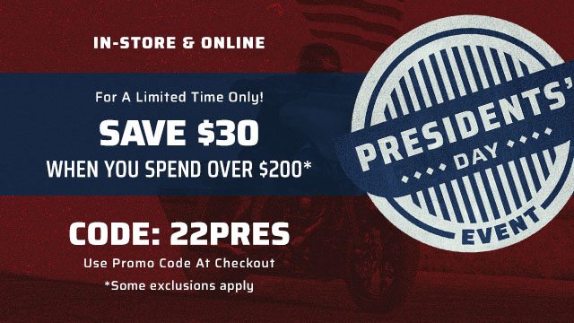 Save $30 when you spend over $200*