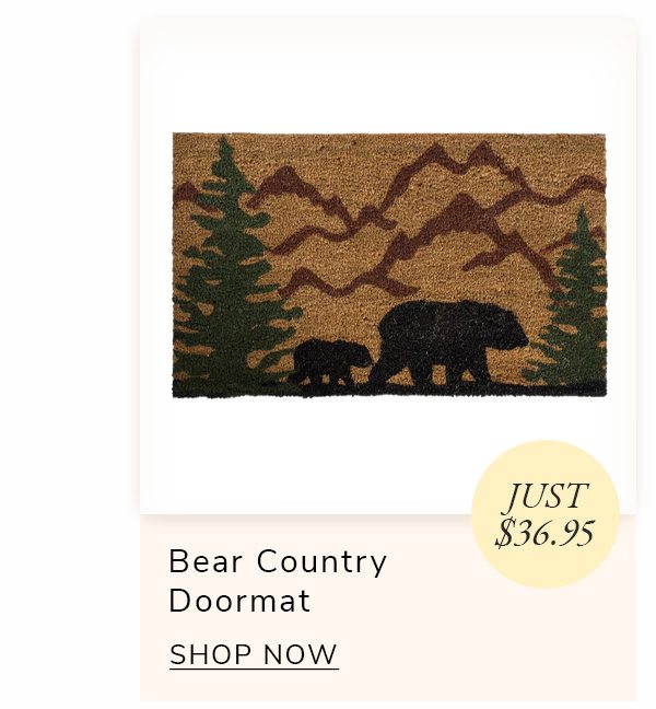 Bear Country Doormat | SHOP NOW