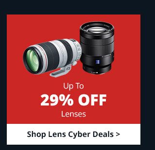 Save Up To 29% Off Lenses