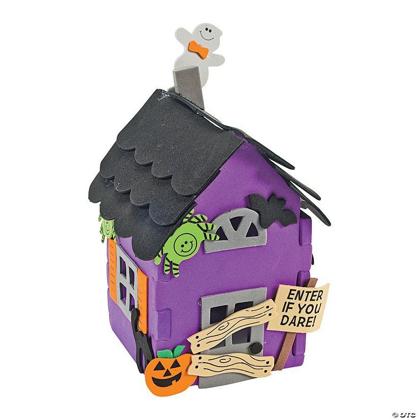 3D Haunted House Craft Kit - Makes 12