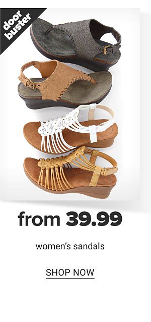 From 39.99 Women's Sandals - Shop Now