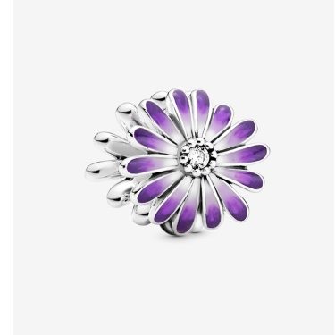 Purple Daisy Charm