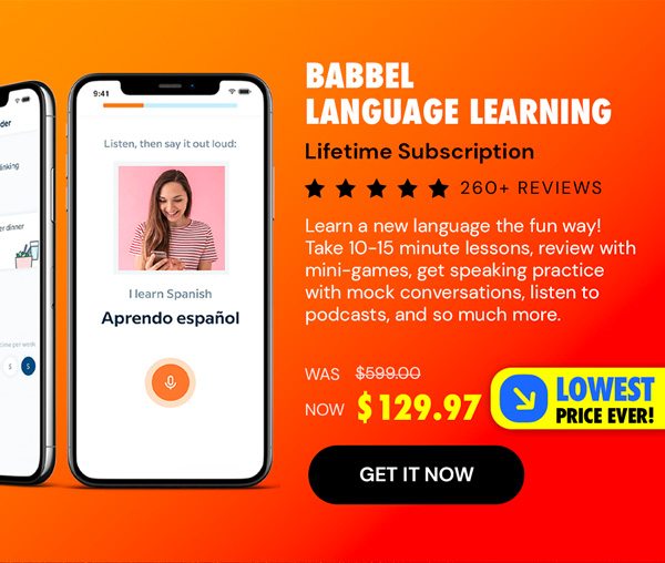 Babbel Language Learning: Lifetime Subscription (All Languages)