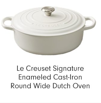 Le Creuset Signature Enameled Cast-Iron Round Wide Dutch Oven