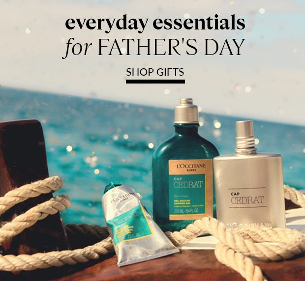 EVERYDAY ESSENTIALS FOR FATHER'S DAY. SHOP NOW