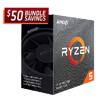 AMD Ryzen 5 3600 Matisse 3.6GHz 6-Core AM4 Boxed Processor with Wraith Stealth Cooler