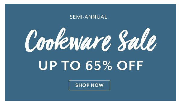 Semi-Annual Cookware Sale