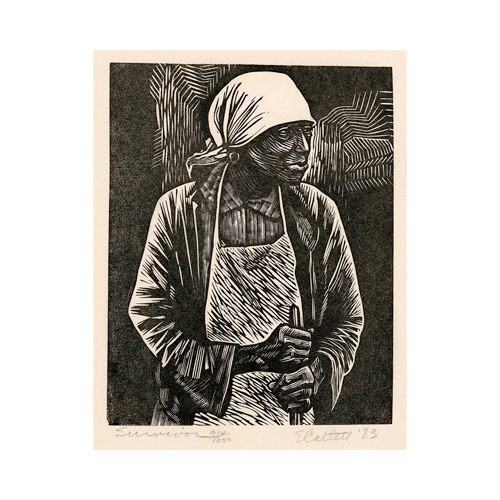 Elizabeth Catlett, <i>Survivor</i>, 1983