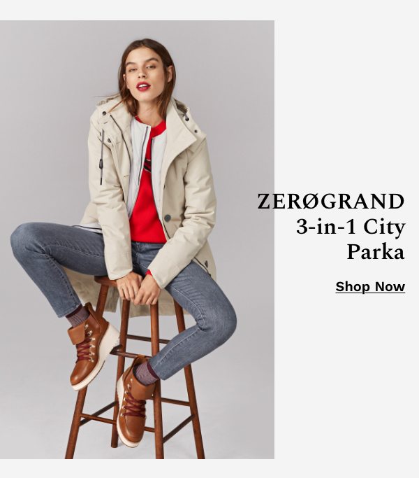 Zerogrand 3-in-1 City Parka | Shop Now