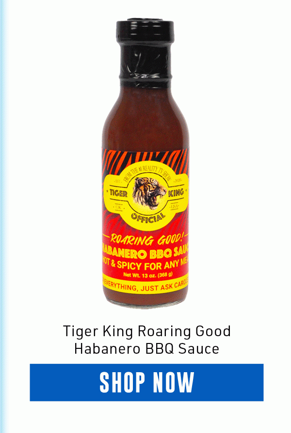 TIGER KING ROARING GOOD HABANERO BBQ SAUCE