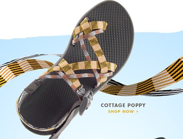 cottage poppy chacos