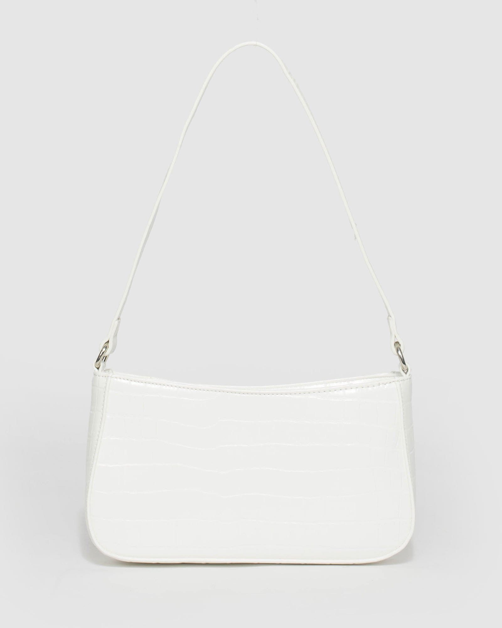 Image of White Frankie Shoulder Bag