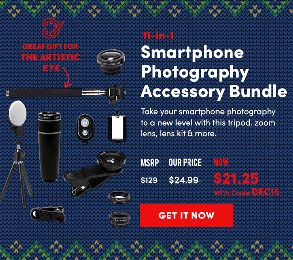 11-In-1 Smartphone Photography Accessory Bundle | Get It Now