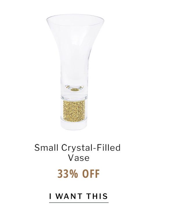 Small Crystal-Filled Vase | SHOP NOW