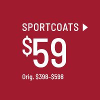 $59 Sportcoats