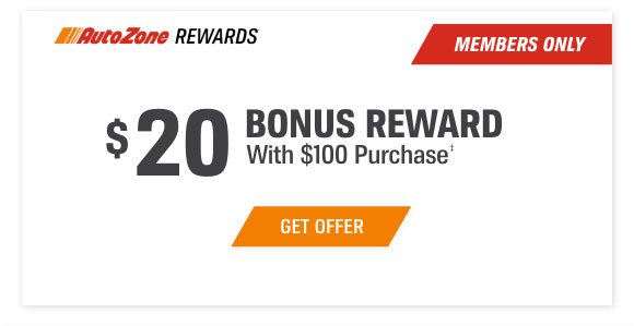 $20 BONUS REWARD With $100 Purchase - GET OFFER