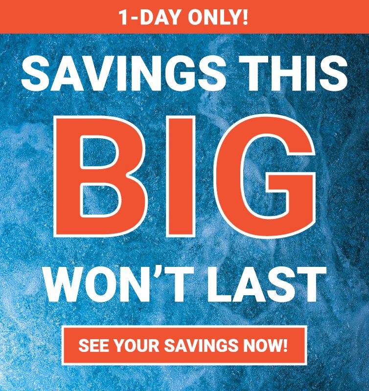 BIG SAVINGS!