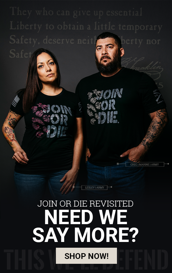 Join or Die for Men and Women!