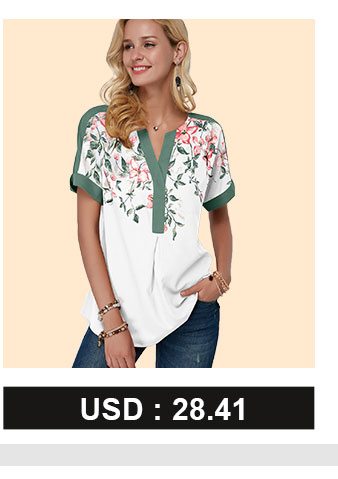 Floral Print Notch Neck Contrast Piping Blouse 