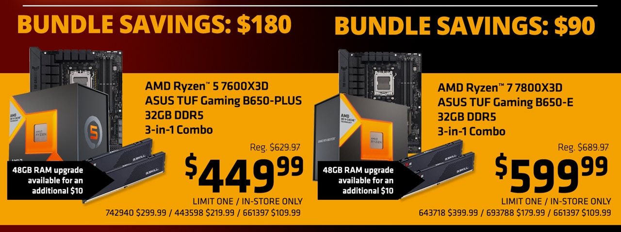 Build and Save with AMD Bundle Combos